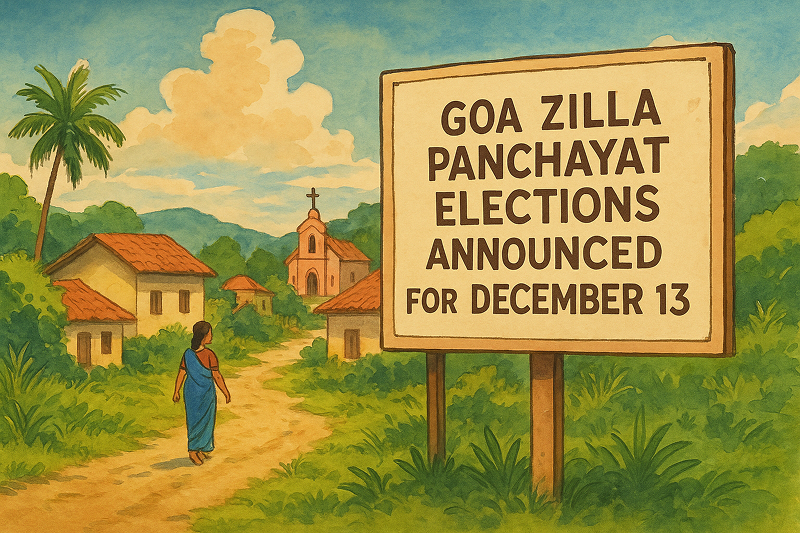 Goa Zilla Pancahyat Elections Announced