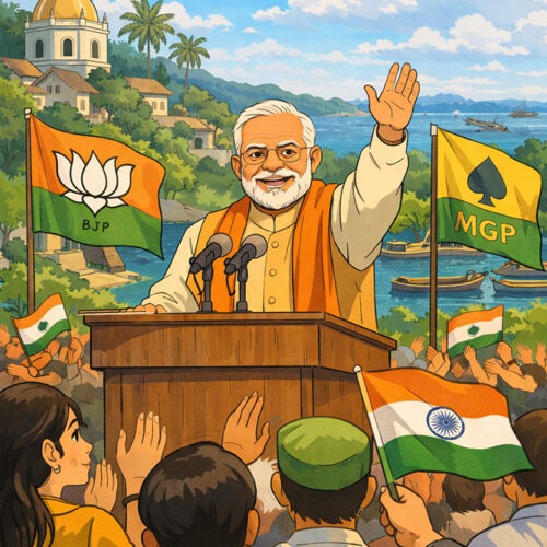 PM Modi Thanks People of Goa for Support to BJP–MGP Alliance in Zilla Panchayat Polls